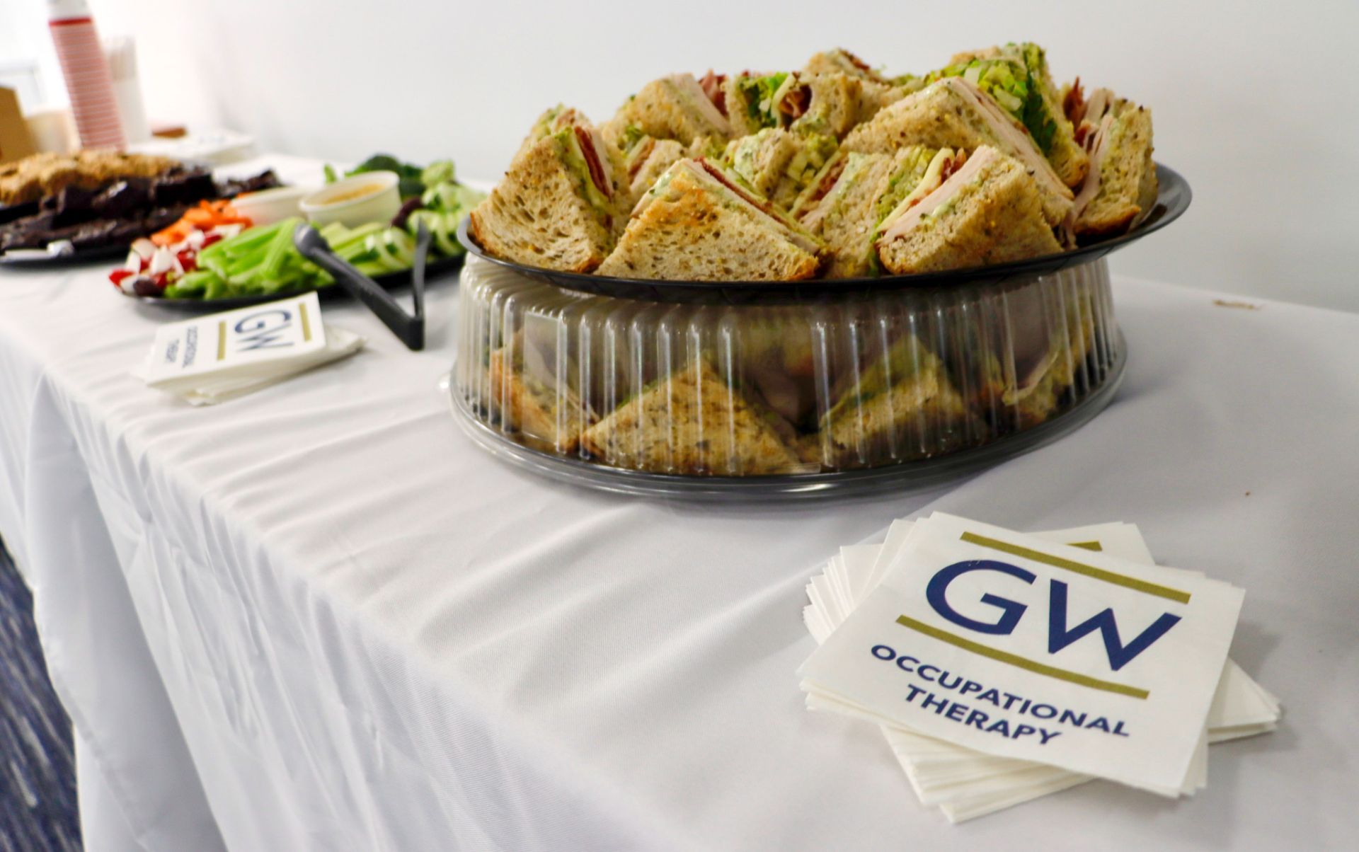 Food with GW OT napkin