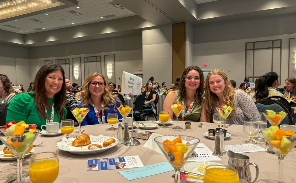 Sheila Moyle Danielle Centi Justine Williams Abigail Buchanan at AOTA Conference 2024