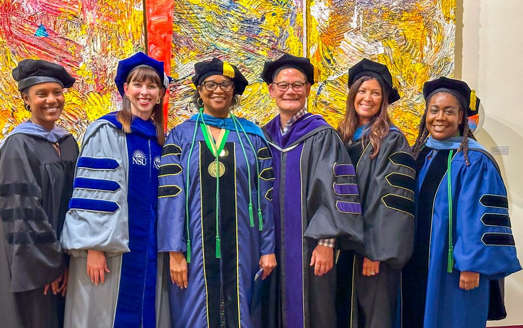 GW OT Faculty with pOTD Graduate Donna-Ann Spence