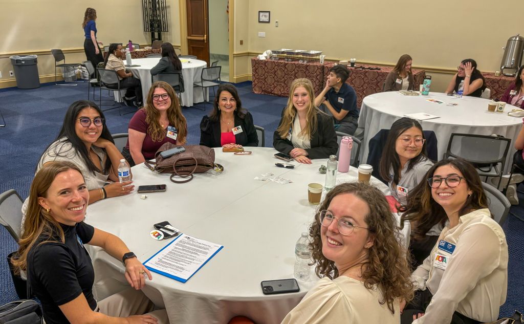 Students at AOTA Hill Day Round Table