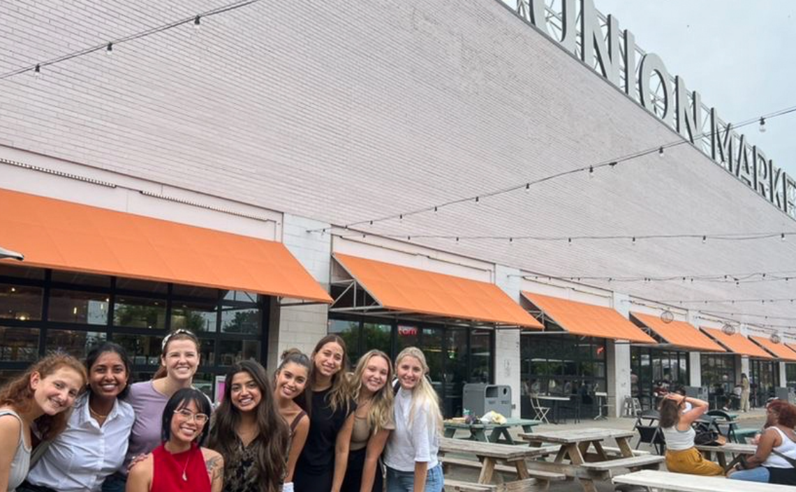 OTD Students in front of Union Market