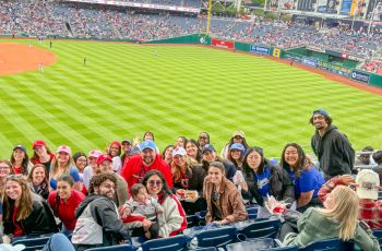 GW OT Program in front of MLB Field