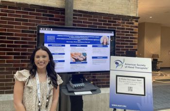 Elise Jernigan Presenting Critically Appraised Paper at ASHT Annual Meeting